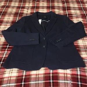 Talbots navy blue blazer
